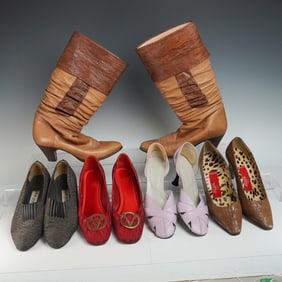 5pr Designer Shoes, Valentino, Charles Jourdan, Pancaldi