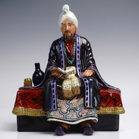The Studio Potter Reg Johnson Figurine, Omar Khayyam Seated