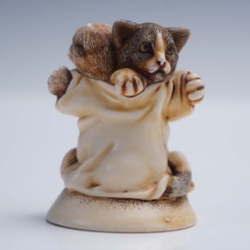 Harmony Kingdom Handmade Stuffed Shirt Box by Peter Calvesbert