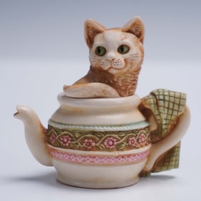 Harmony Kingdom Treasure Jest, Braganza Cat Teapot