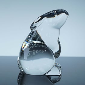 Baccarat Crystal Figurine, Rabbit