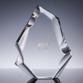 Baccarat Crystal Iceberg Paperweight with Original Box