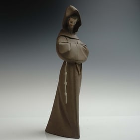 Lladro Porcelain Figurine, Monk 1012060