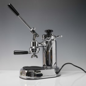 La Pavoni Professional Chrome Espresso Machine with Box