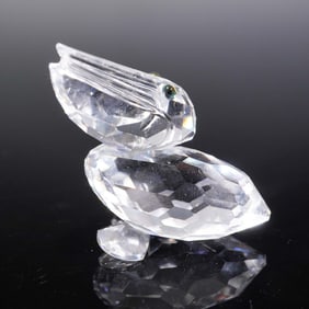 Swarovski Crystal Figurine, Pelican
