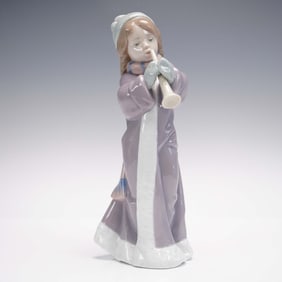 Lladro Porcelain Figurine, A Christmas Song 1006532