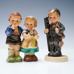 2pc Goebel Hummel Figurines