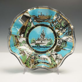 Walt Disney World Glass Souvenir Dish, Magic Kingdom