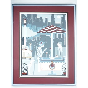 Luis Peralta Del Valle, Serigraph on Paper, Deux, Artist Proof & Signed