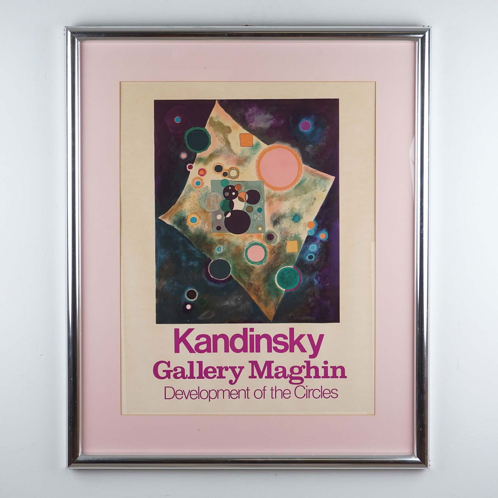 Wassily Kandinsky, Colored Exhibition Lithograph, Circle (1 of 5)