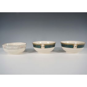 3pc Lenox Porcelain Bowls
