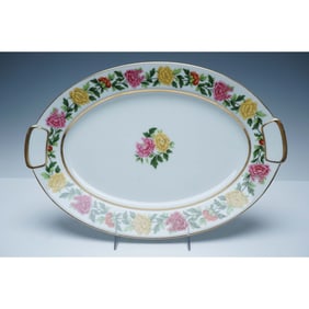 Mikado China Patio Pattern Serving Platter