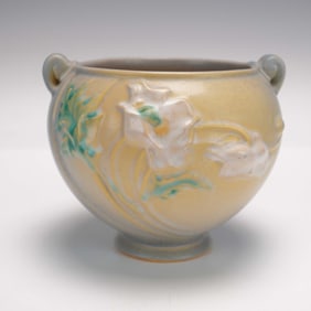 Roseville Pottery Bowl, Poppy 642-4