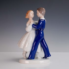 Bing & Grondahl Porcelain Figurine, Dancing Couple 2385