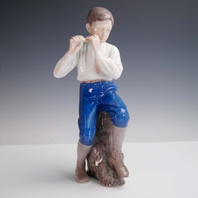 Bing & Grondahl Porcelain Figurine, Flute Player