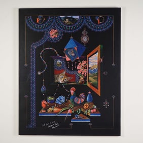 Igor Tulipanov Artist Proof Giclee on Canvas, Surrealist Still Life, Signed