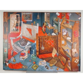 Igor Tulipanov, Artist Proof Surrealist Giclee on Canvas, Signed