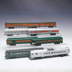 78pc HO Scale Model Train and Building Collection
