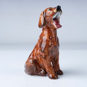 Royal Doulton Prototype Figurine, Character Dog Yawning