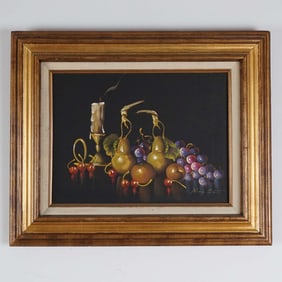 Nina Scott, Oil on Canvas, Still-Life, Signed
