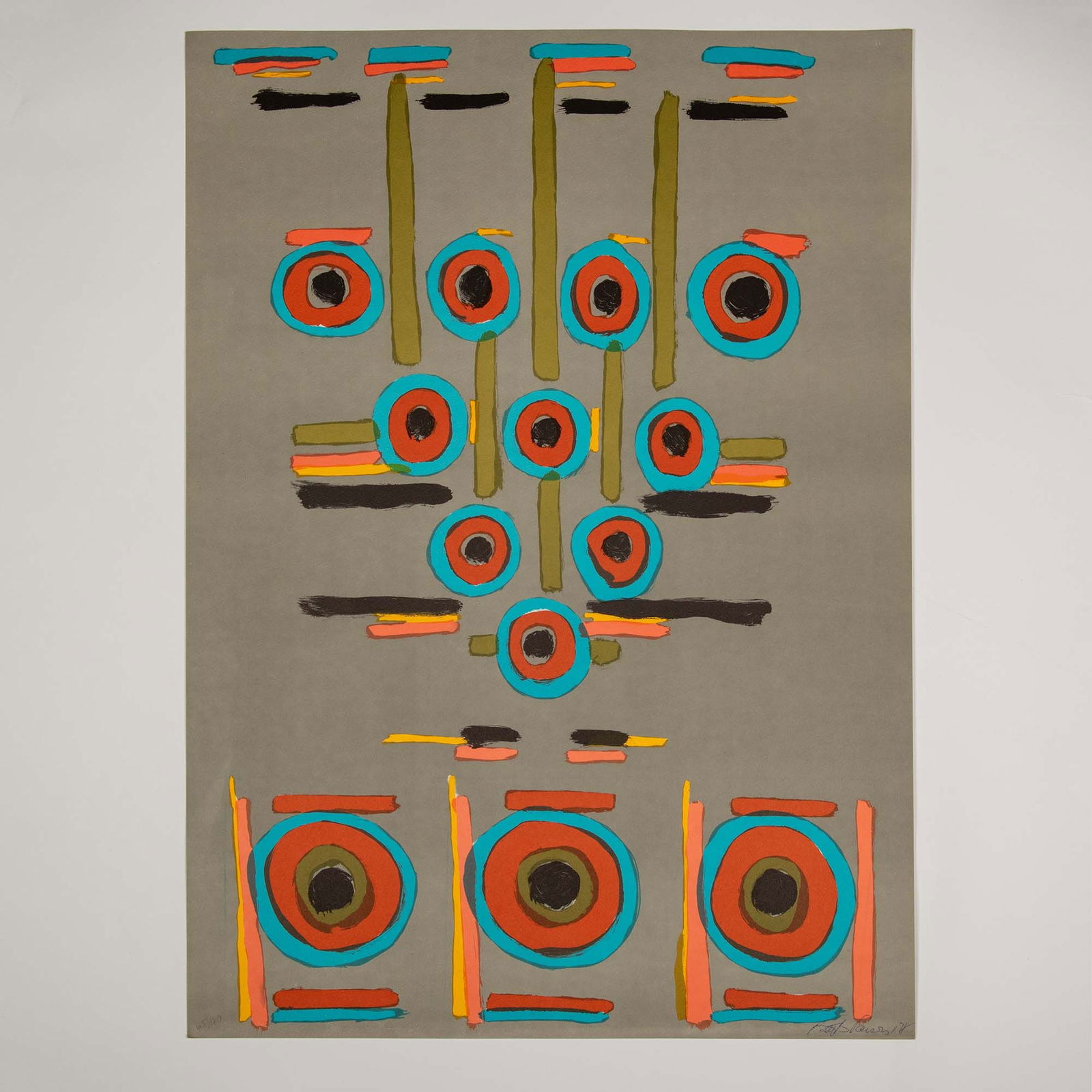 Betty Parsons, Original Color Screenprint on Paper, Signed (1 of 7)