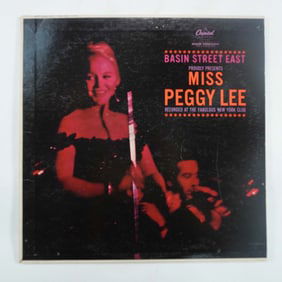 Peggy Lee Basin Street East Vinyl LP, Capitol Records T-1520
