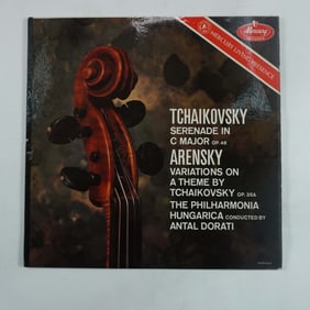 Tchaikovsky/Arensky " Serenade in C Major, Op. 48, Antal DorĂ¡ti, Vinyl