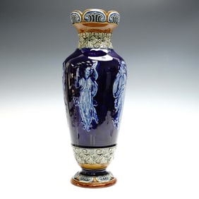 Royal Doulton Lambeth Stoneware Vase
