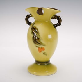 Hull Pottery Wildflower Vase with Twig Handles