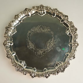 A George IV Silver Waiter Edinburgh, Sterling Standard, 1834