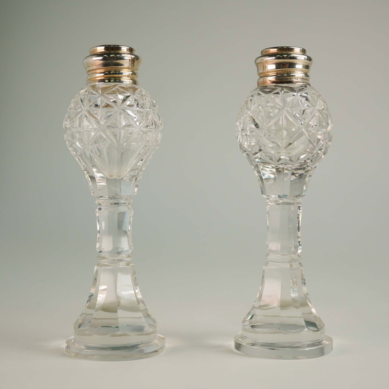 Antique Cut Crystal Salt & Pepper Shakers (1 of 5)