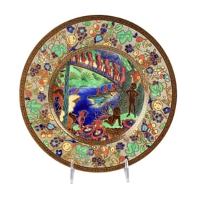Wedgwood Fairyland Lustre Decorative Plate, Imps On A Bridge