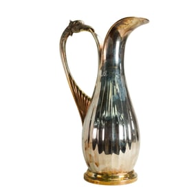 Continental Antique Silver Wine Decanter