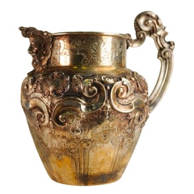 Antique Silver Wine Jug Fully Hallmarked