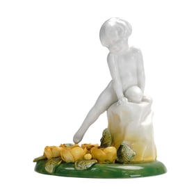 Royal Doulton Figurine, Seated Nude Boy HN6031B