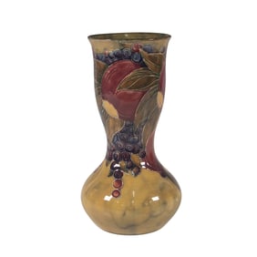 Moorcroft Pottery Vase, Early Pomegranate