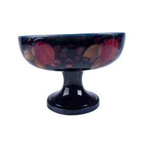Moorcroft Pottery Pomegranate Footed Bowl