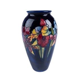Moorcroft Pottery Large Orchid Vase