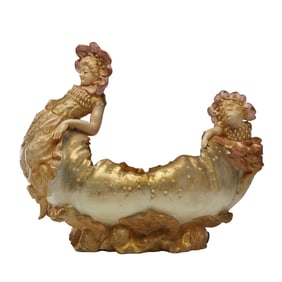Doulton Burslem Bowl, Wild Rose and Pearl