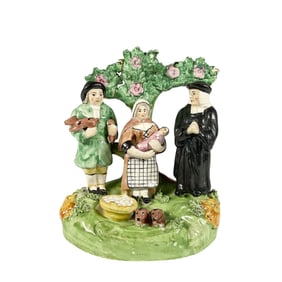 Antique Staffordshire Pottery Figurine