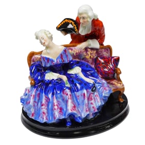 Royal Doulton Porcelain Figurine, Tete a Tete HN799