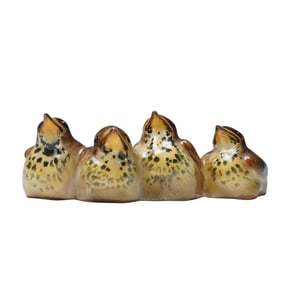 Royal Doulton Figurine, Four Thrush Chicks HN161