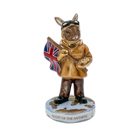 Royal Doulton Bunnykins, Antarctic Scott DB418, Gold