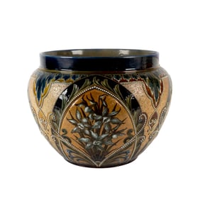 Doulton Lambeth Large Art Nouveau Eliza Simmance Jardiniere