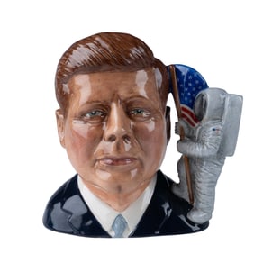 Royal Doulton Prototype Large Character Jug, John F. Kennedy