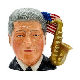 Pres. Bill Clinton Prototype Large Doulton Character Jug
