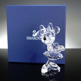 Swarovski Crystal Figurine, Minnie Mouse, Disney Showcase Collection