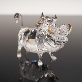 Swarovski Crystal Figurine, Disney Pumbaa Lion King