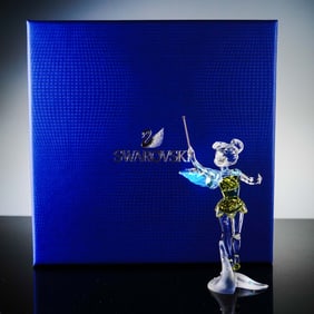Swarovski Crystal Figurine, Tinker Bell with Wand