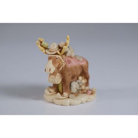 Harmony Kingdom Moose Figurine, Beer Nuts